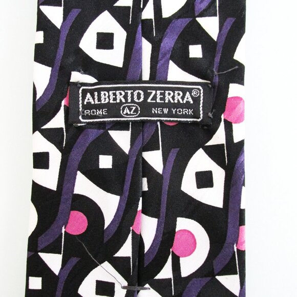Alberto Zerra Men's Tie & Pocket Square Set - Picture 5 of 5